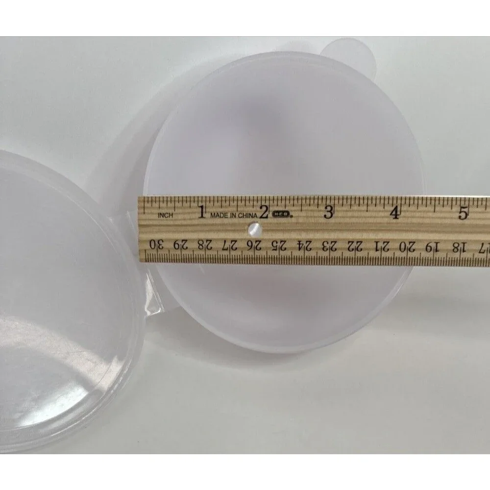TUPPERWARE Forget-Me-Not Onion Tomato Fruit Keeper White-Sheer 5105A-4 Vintage